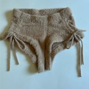 For Love & Lemons Devon Fuzzy booty shorts